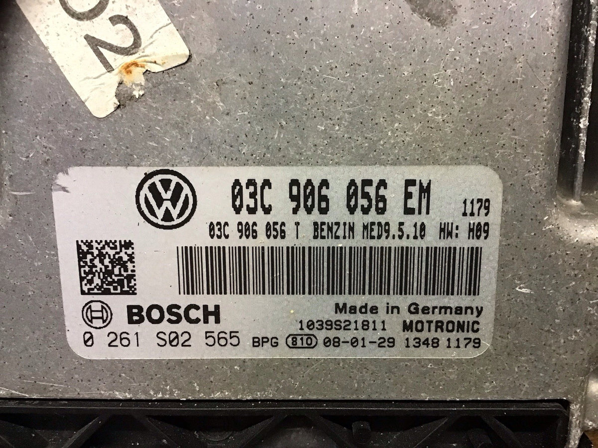 VOLKSWAGEN GOLF MK5 1.6 PETROL ENGINE CONTROL UNIT ECU 03C906056EM 2004 20083