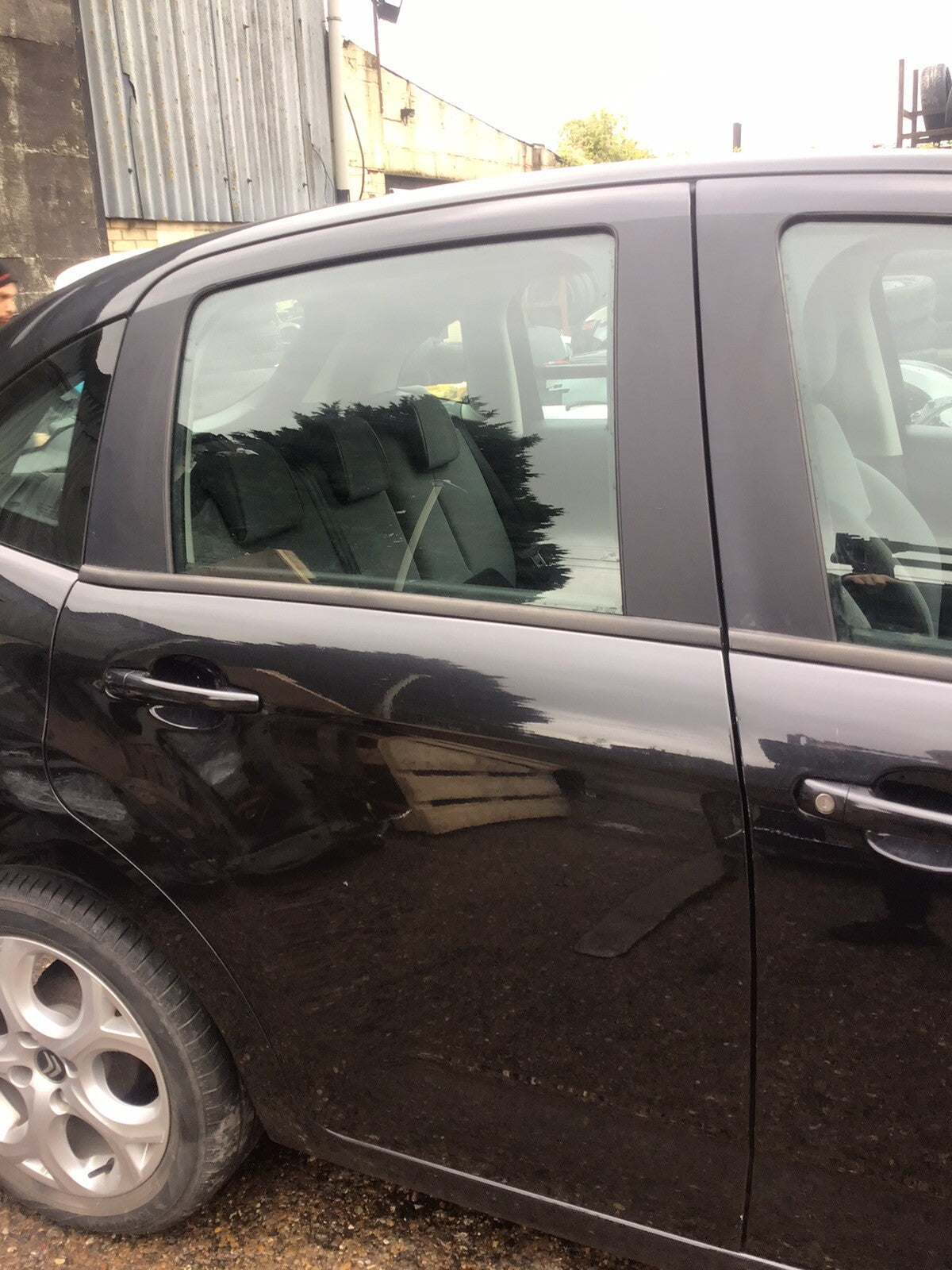 CITROEN C3 DRIVERS SIDE O/S REAR DOOR IN NOIR OBSIDIAN CODE EXLD 5 DOOR 09 20163