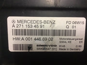 MERCEDES C180 COMPRESSOR ECU KIT A2711534591 W203 SIEMENS 5WK90547 2005 20094