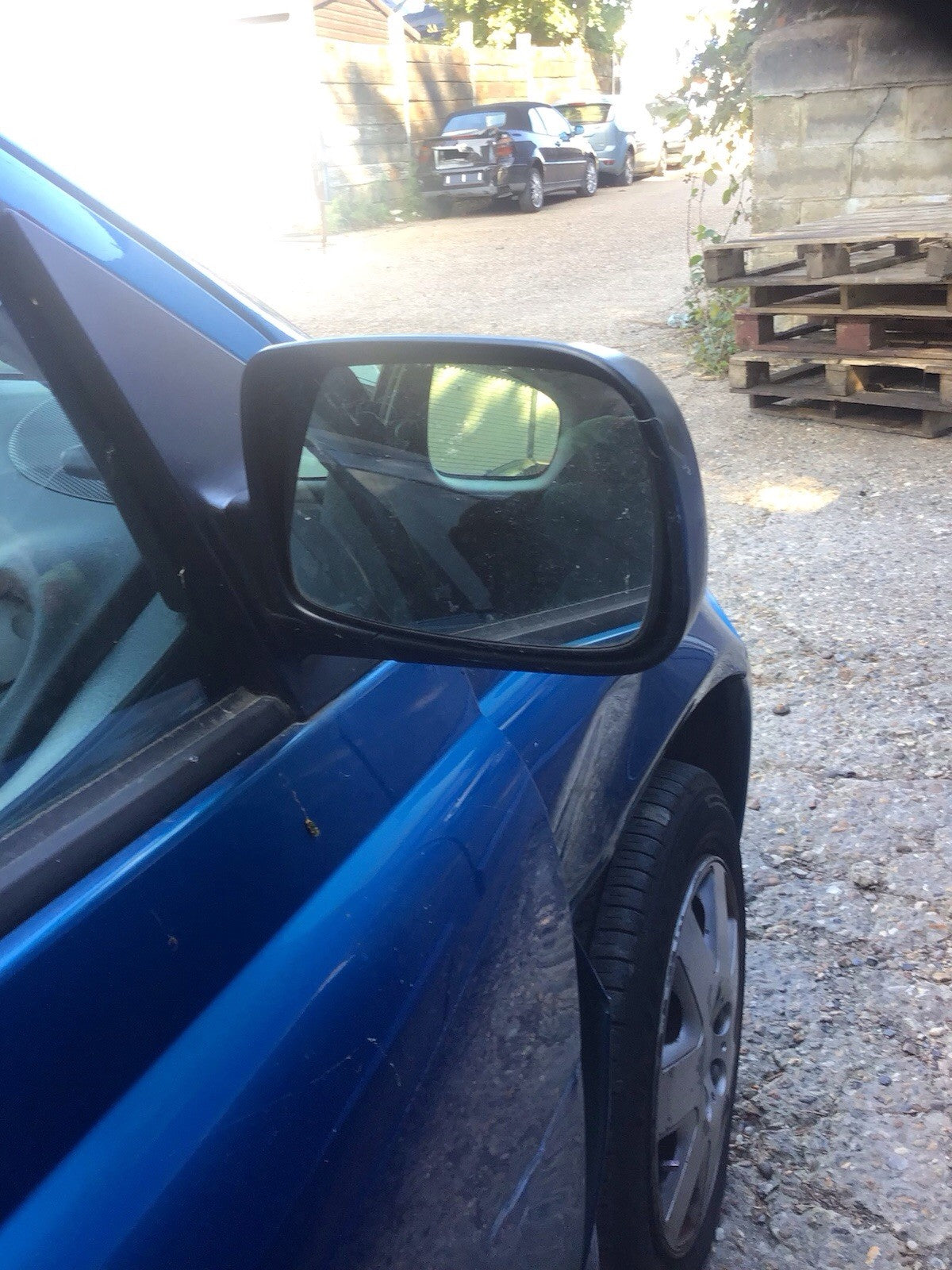 TOYOTA YARIS MK1 DRIVER'S SIDE O/S DOOR MIRROR BLACK 2001 20065