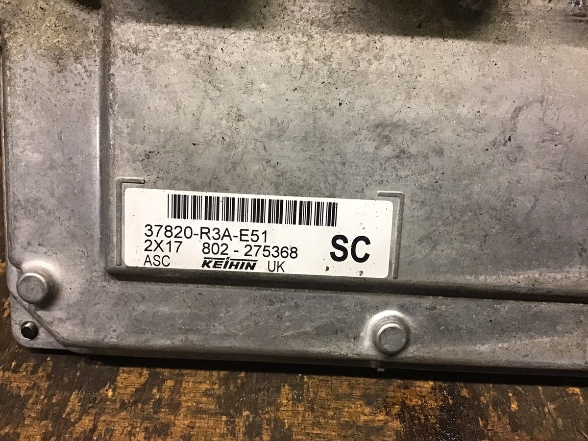 HONDA CIVIC MK9 1.8 PETROL ENGINE CONTROL UNIT ECU 37820 R3A E51 2012 20172