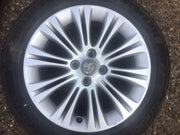VAUXHALL CORSA ALLOY WHEEL 16'' 13298019 AND TYRE 195X55X16 2006 20143