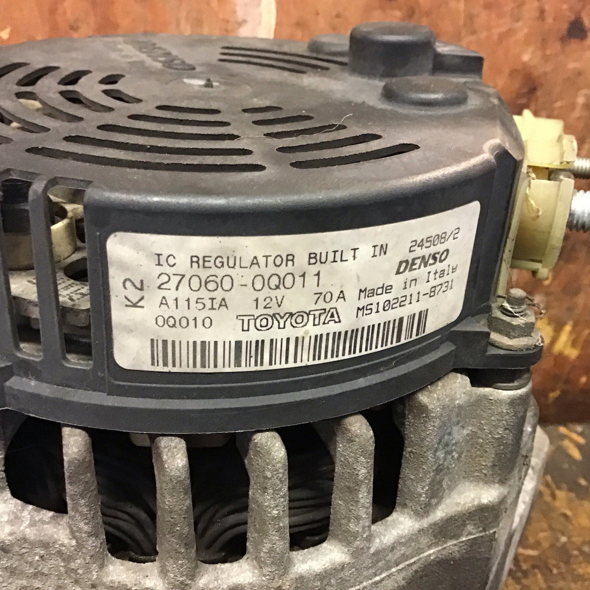 TOYOTA AYGO PEUGEOT 107 CITROEN C1 PETROL ALTERNATOR 27060 0Q011  2005 20133