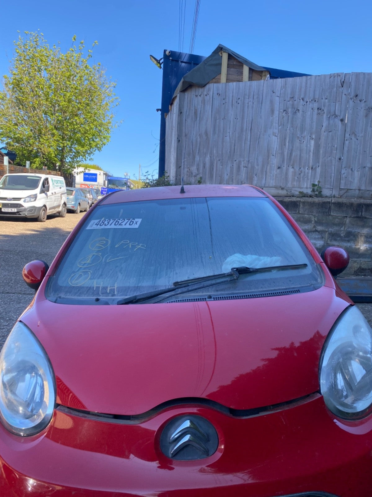 CITROEN C1 BONNET  SCARLET RED KJH  2012-20142
