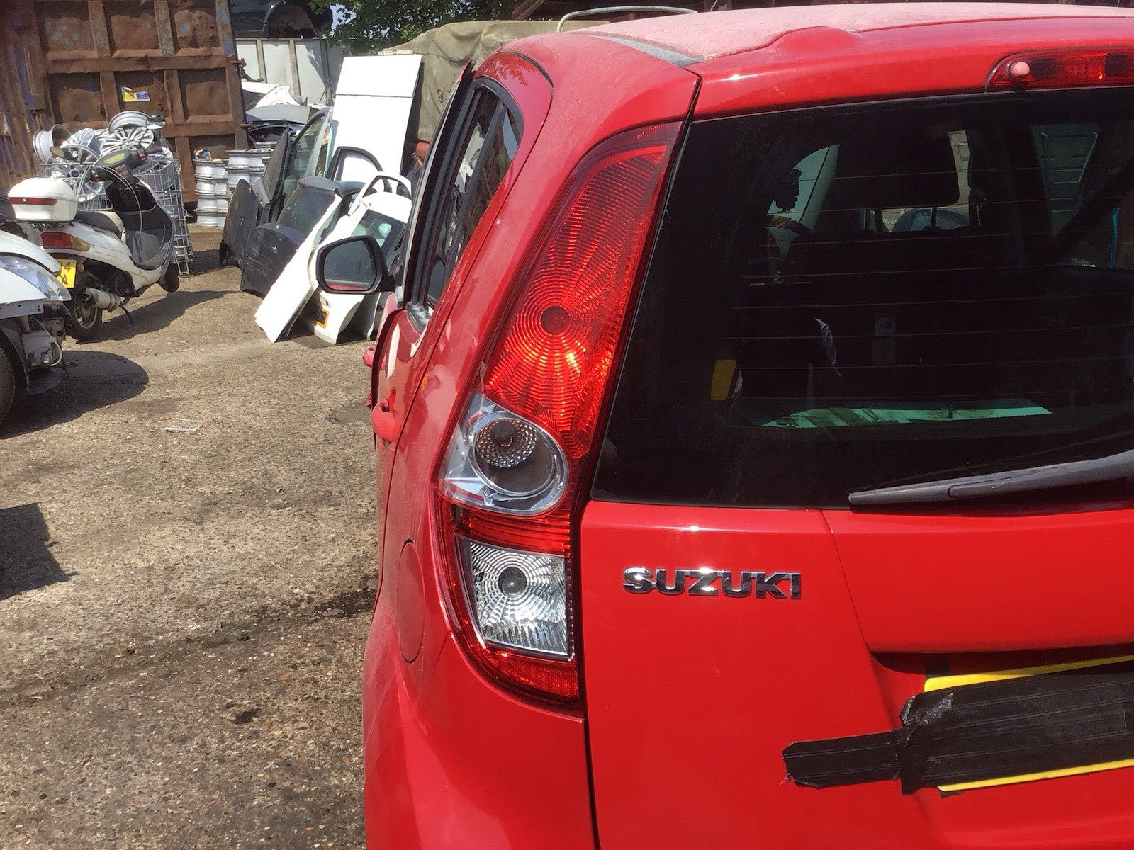 SUZUKI SPLASH PASSENGER'S SIDE N/S REAR LIGHT 2009 20141