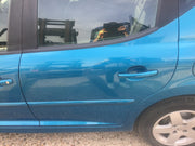 PEUGEOT 207 ESTATE PASSENGER'S SIDE N/S REAR DOOR NEYSHA BLUE KMU 2006 20132