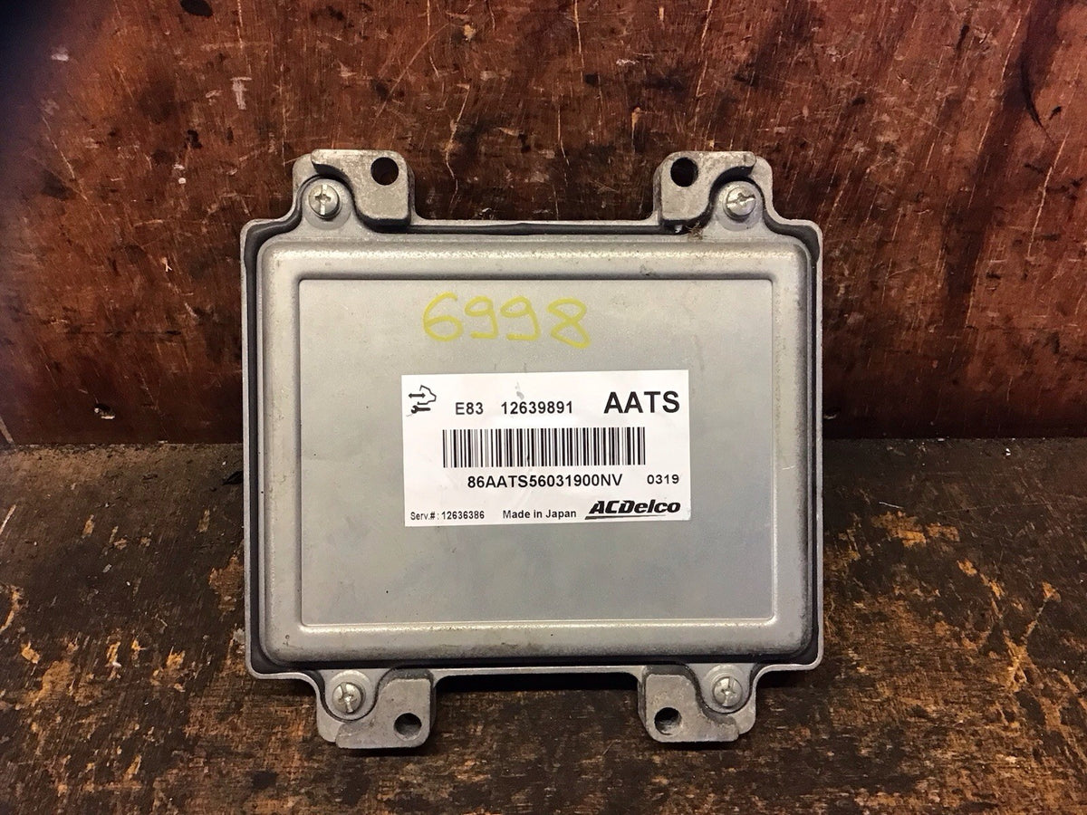 VAUXHALL MERIVA B PETROL ENGINE CONTROL UNIT ECU 12639891 WITH CODE 6998 10 20153