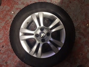 VAUXHALL CORSA D ALLOY WHEEL 15'' ET39 T093 AND TYRE 185X65X15 2006 20143