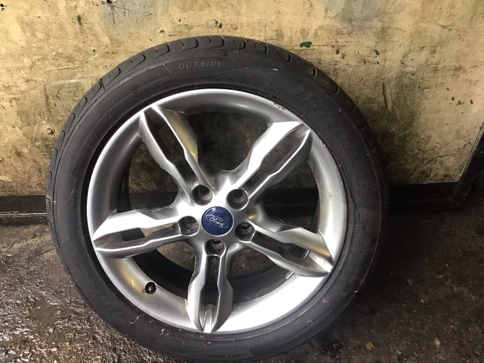 FORD FOCUS MK3.5 ALLOY WHEEL 17'' CM5J FB AND TYRE 215X50X17  2014 20181