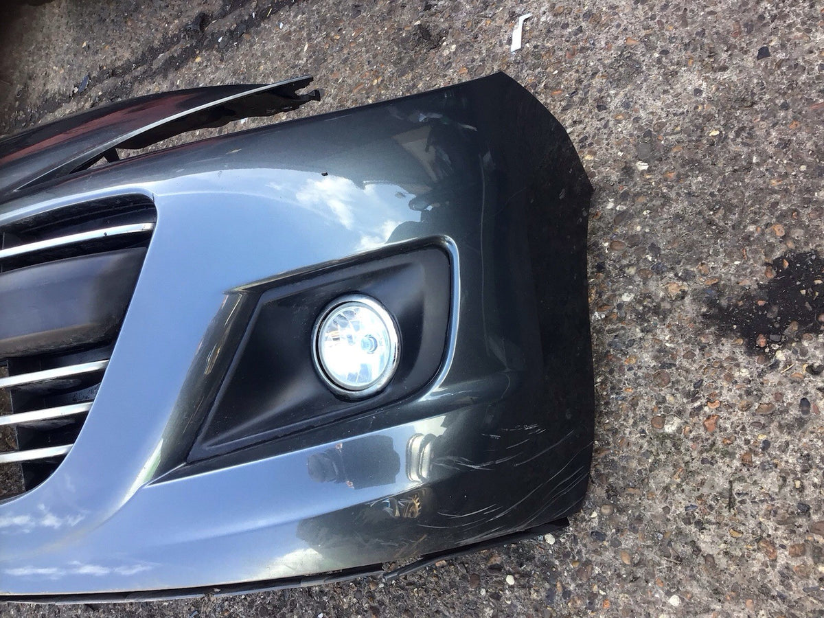 PEUGEOT 207 FRONT BUMPER GREY GALLIUM  PAINT CODE KTB  2010 20123