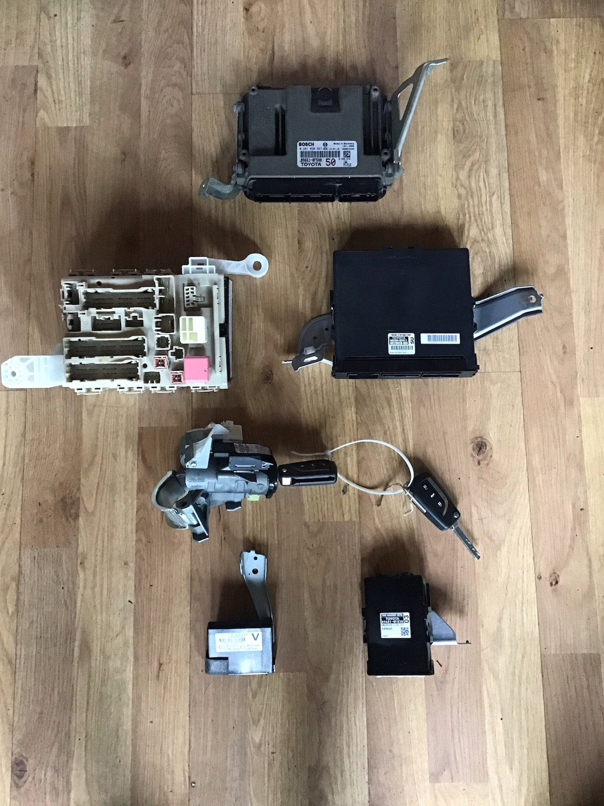 TOYOTA VERSO 1.6 DIESEL ECU KIT 89661 0F500 2013 20181