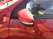 VOLKSWAGEN GOLF MK6 PASSENGER'S SIDE MIRROR AMARYLLIS RED CODE LA3S 2009 20124