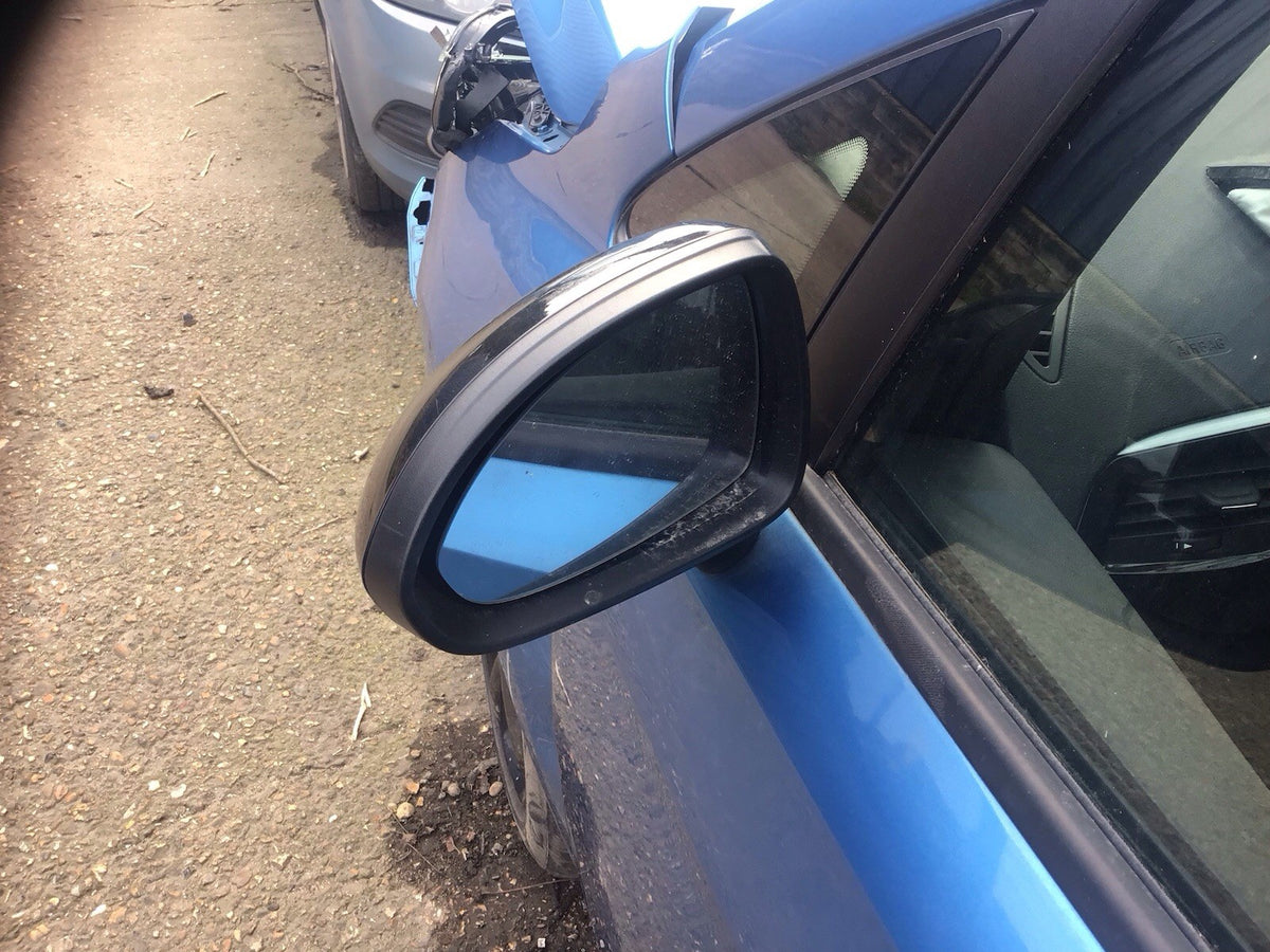 VAUXHALL CORSA E PASSENGERS SIDE N/S WING MIRROR CARBON BLACK Z22C 2015 20192