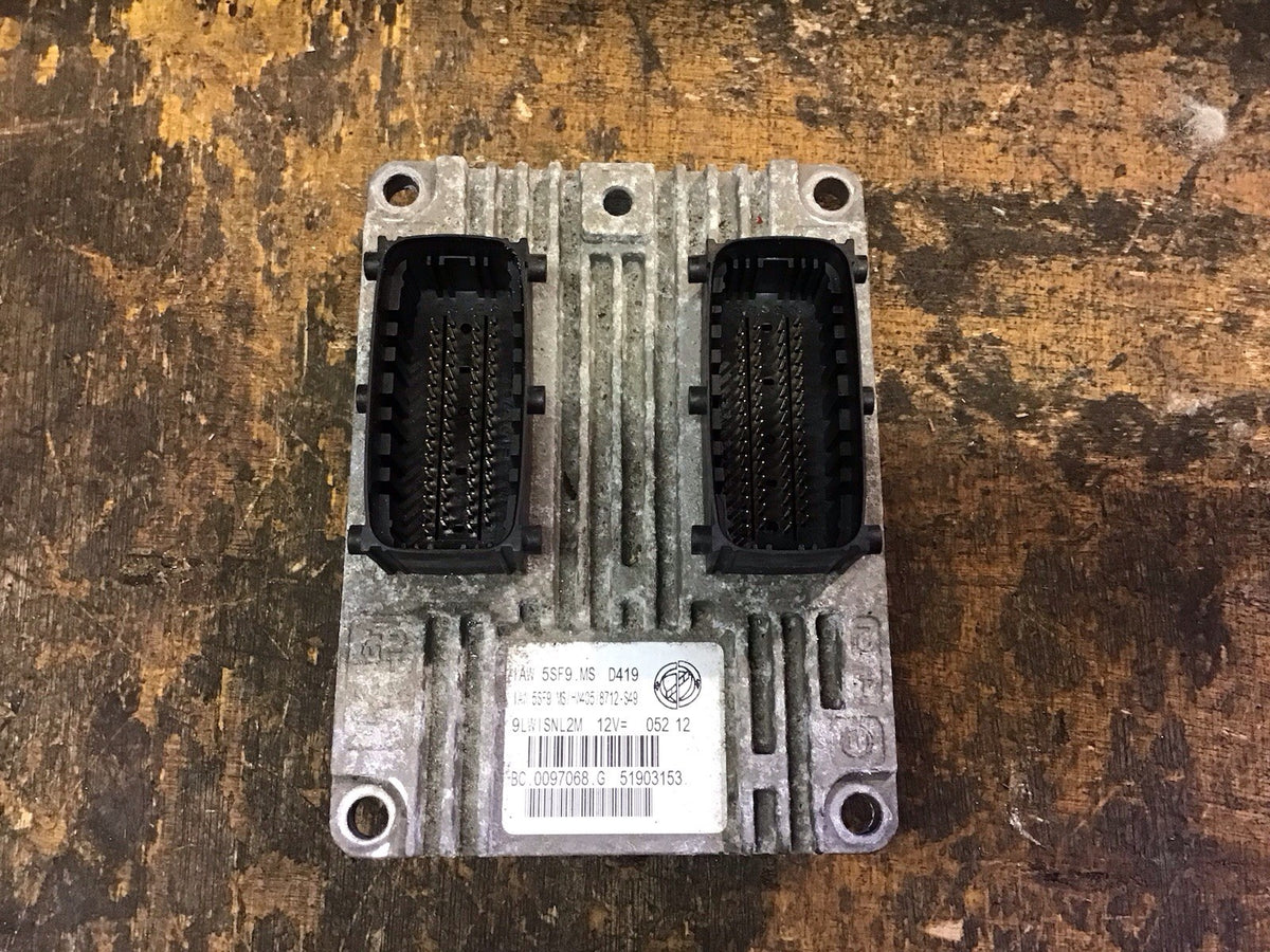 FIAT 500 1.2 PETROL ECU ENGINE CONTROL 51903153 2008 20150