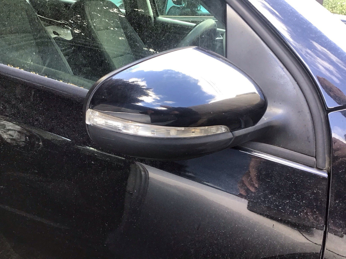 VOLKSWAGEN GOLF MK6 DRIVER'S SIDE MIRROR DEEP BLACK LC9X 2009 20129
