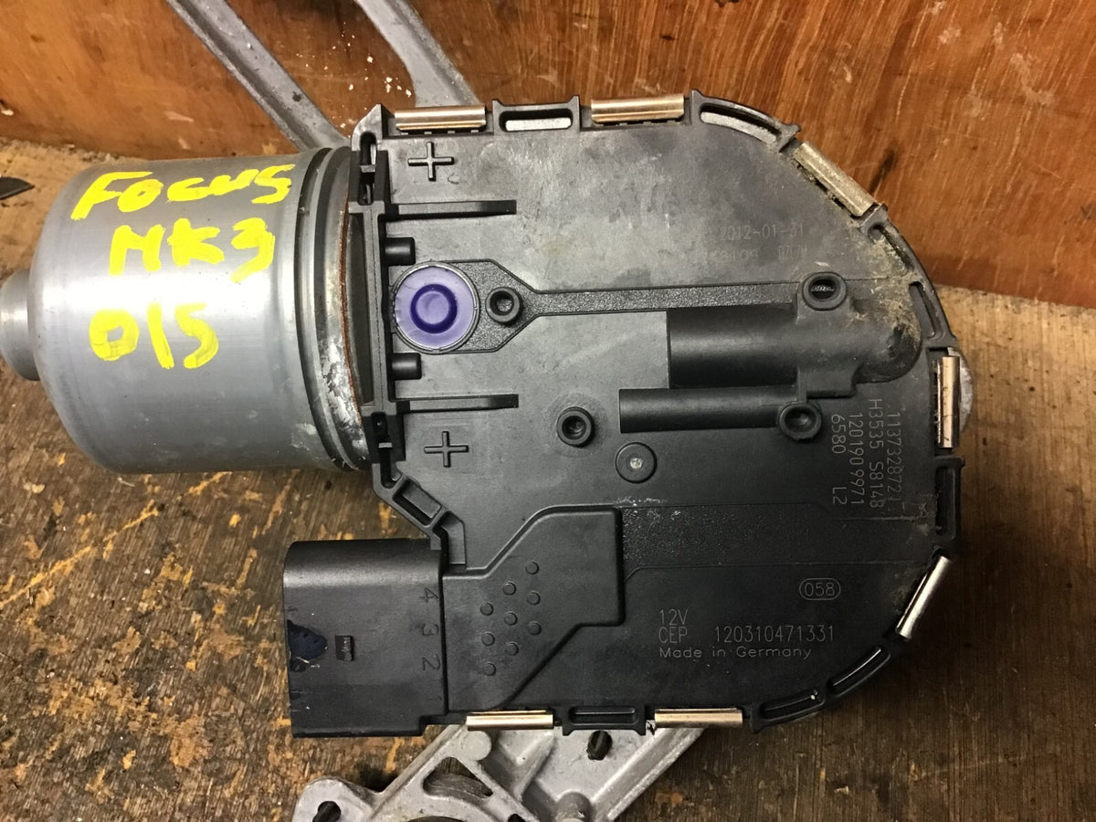 FORD FOCUS MK3 DRIVER'S SIDE O/S FRONT WIPER MOTOR BM51 17K484 B  2011 20152