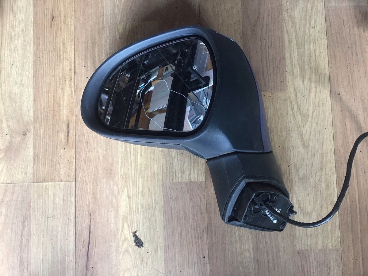 PEUGEOT 207 PASSENGER'S SIDE N/S DOOR MIRROR BLUE 014342 2006  20122