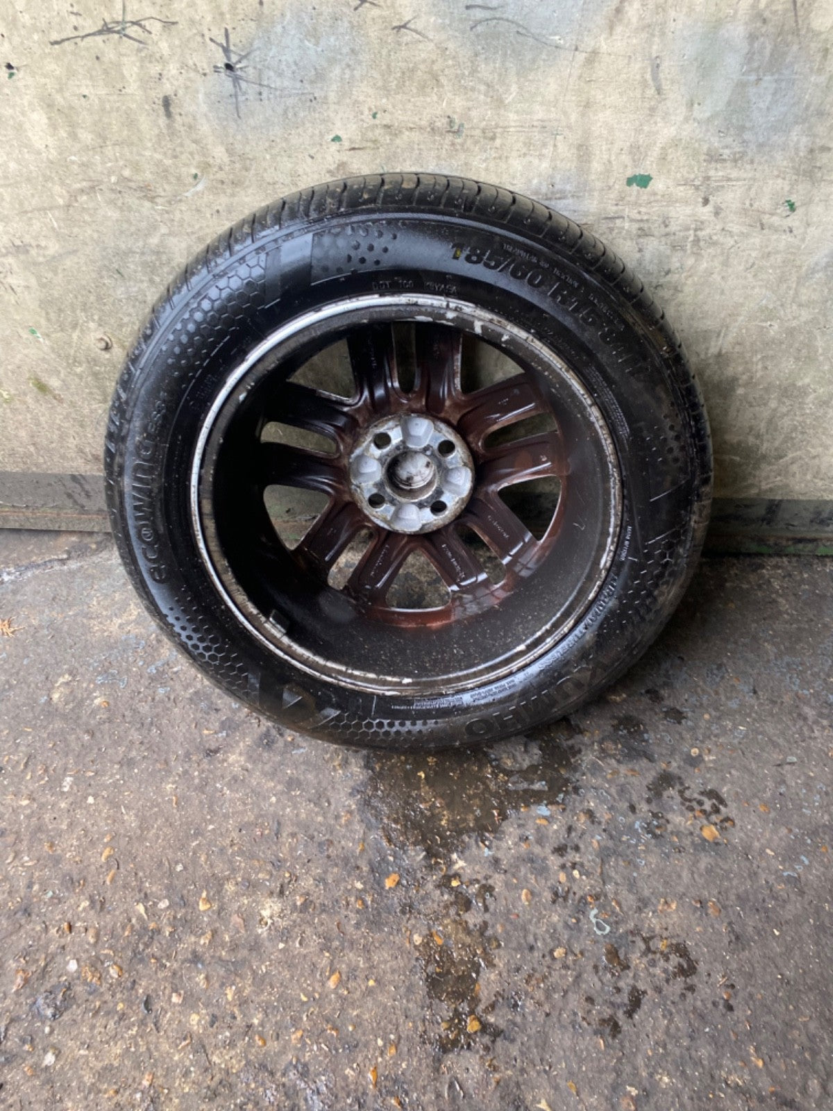 TOYOTA YARIS MK2 ALLOY WHEEL 15'' PZ406 B0675 ZC WITH TYRE 185X60X15 2006 20118