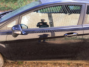 FORD FIESTA MK7 PASSENGER N/S SIDE DOOR PANTHER BLACK  3 DOOR MODEL 2008 20128