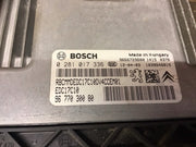 PEUGEOT 207 1.4 HDI ECU KIT 9677030080 BOSCH 0281017336 DIESEL 8HR 2009 20125