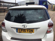 TOYORA VERSO TAILGATE SUPER WHITE CODE 040 2013 20184