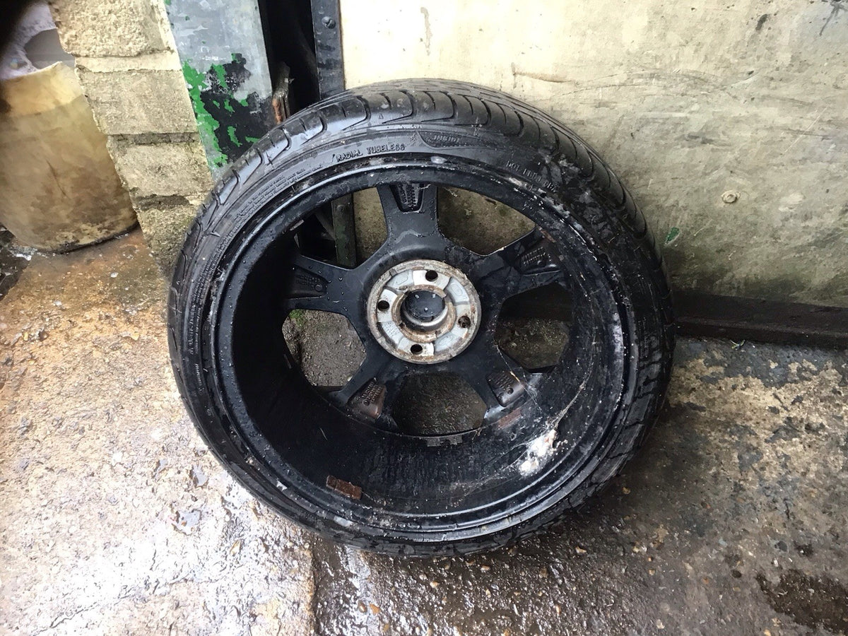 FORD FIESTA  ST BLACK ALLOY WHEEL AND TYRE 17" C1BC TBFC7