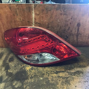 PEUGEOT 207 PASSENGERS SIDE N/S REAR LIGHT  6350HQ 2006 20150