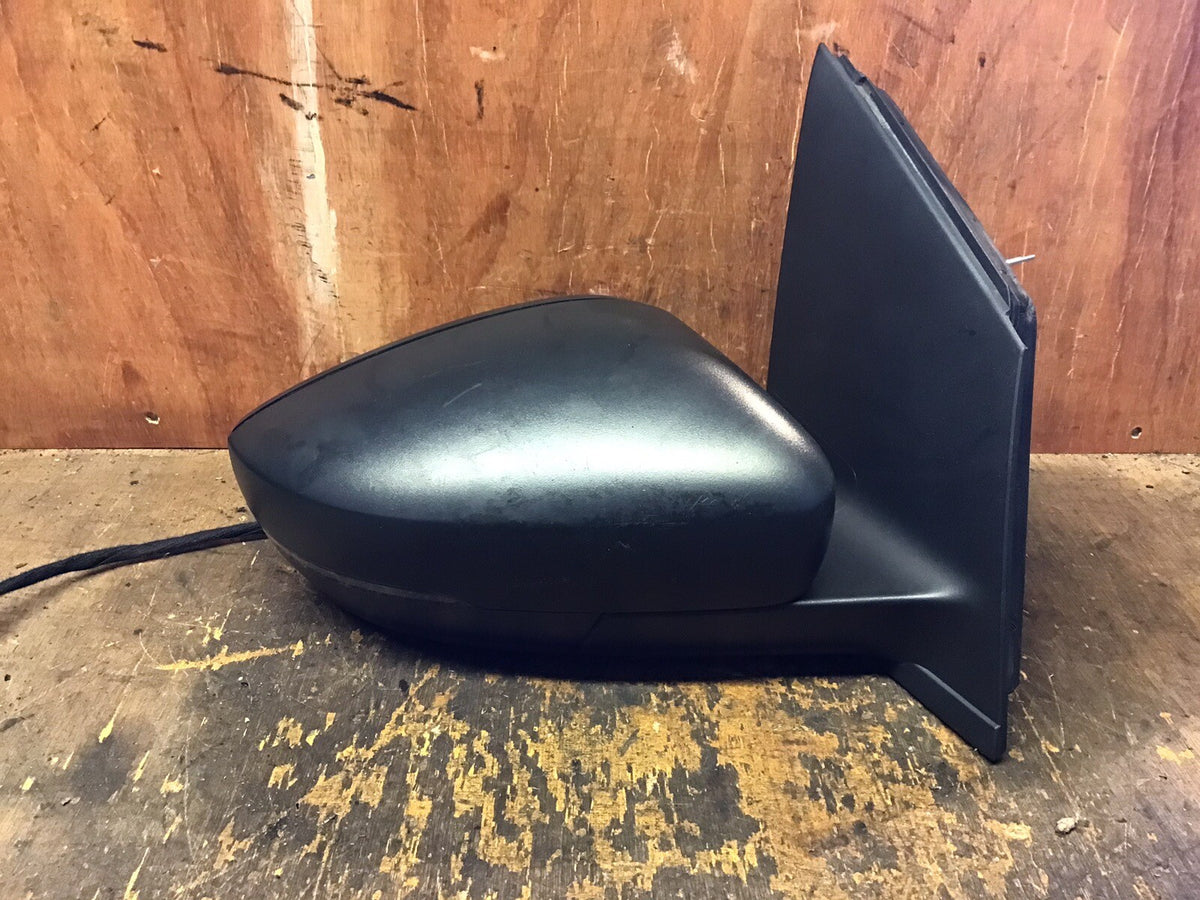 VOLKSWAGEN POLO 6R DRIVER SIDE O/S DOOR MIRROR GREY MANUAL 2009 20155