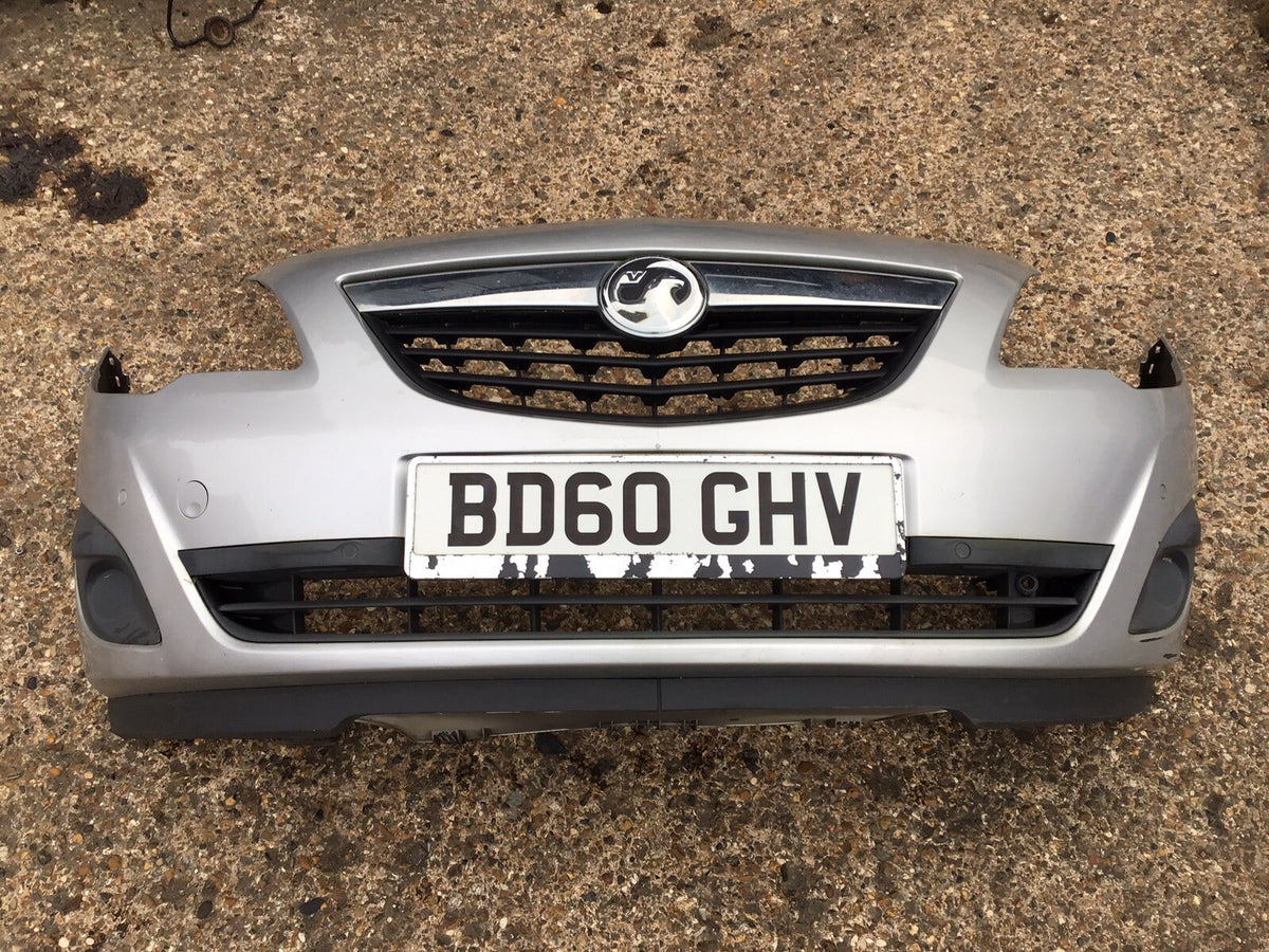 VAUXHALL MERIVA B FRONT BUMPER IN SILVER PAINT CODE Z157 2AU 2010 20174