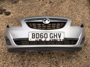 VAUXHALL MERIVA B FRONT BUMPER IN SILVER PAINT CODE Z157 2AU 2010 20174