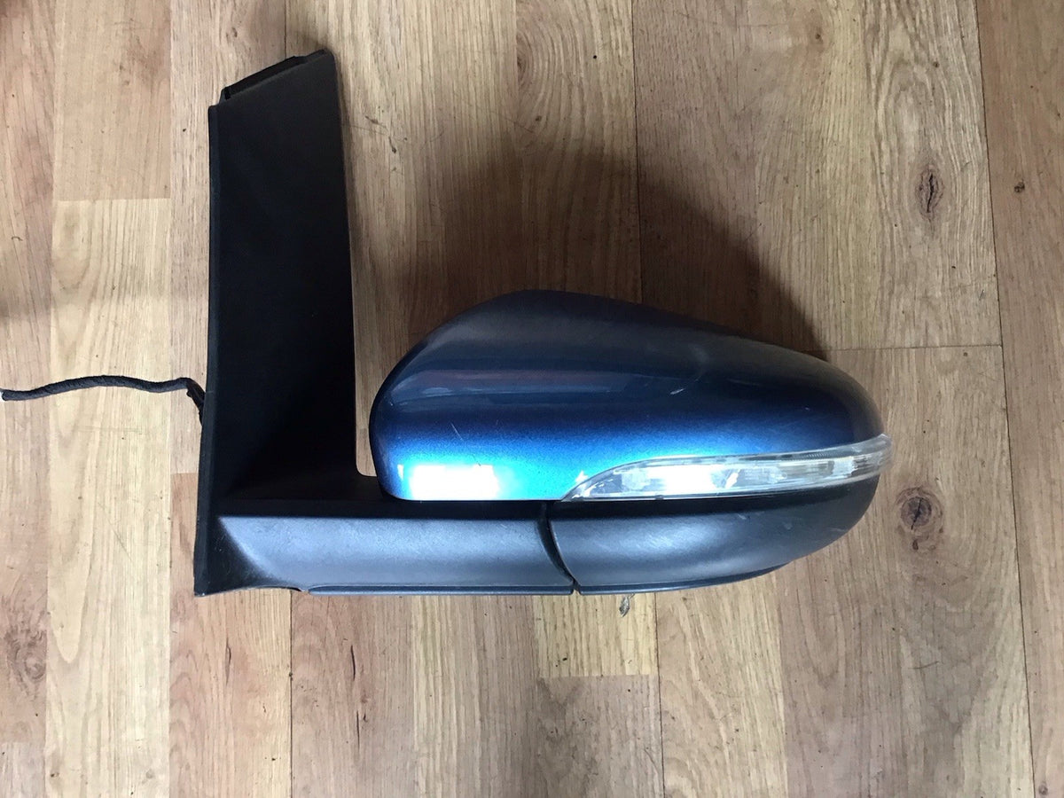 VOLKSWAGEN TOURAN PASSENGER'S SIDE N/S DOOR MIRROR PACIFIC BLUE LA5J 2010 20153