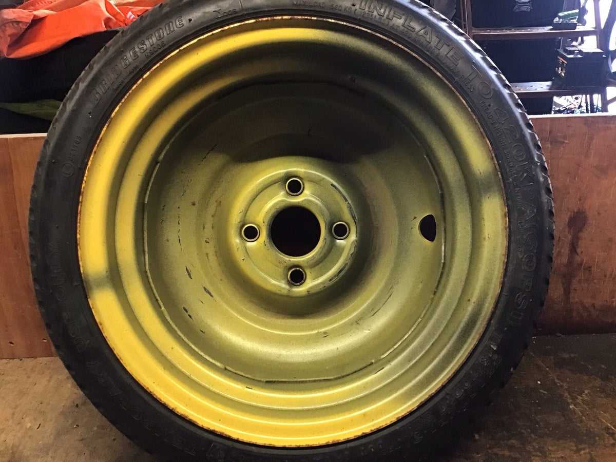 HONDA JAZZ MK2  SPARE WHEEL 14'' STEEL RIM TYRE 115X70X14 WITH TOOL KIT 08 202010
