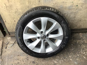 VAUXHALL CORSA D ALLOY WHEEL 16'' AND TYRE 195X55X16 13374019 2006 20140