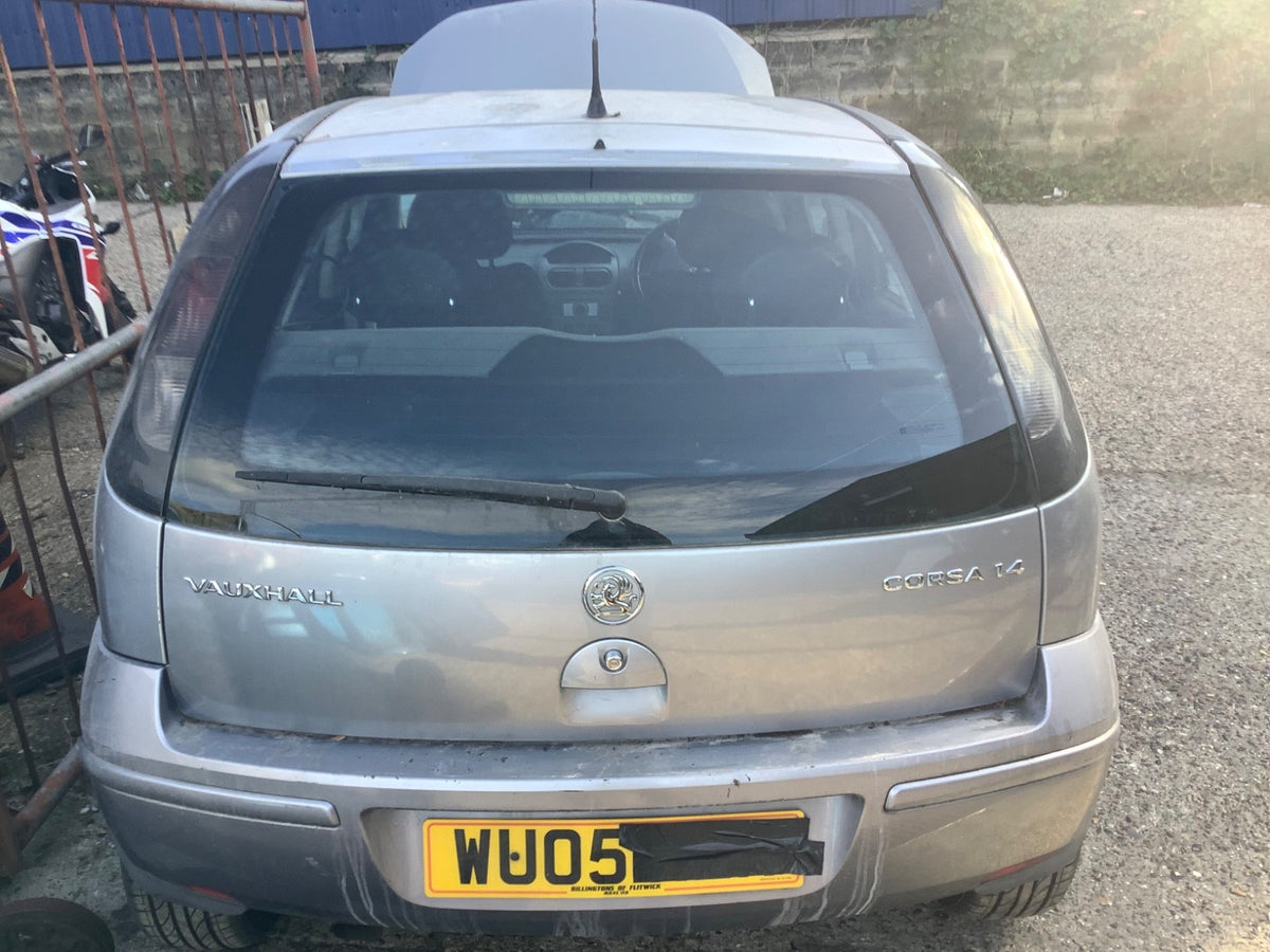 VAUXHALL CORSA C TAILGATE SILVER LIGHTNING Z163 2001 20060