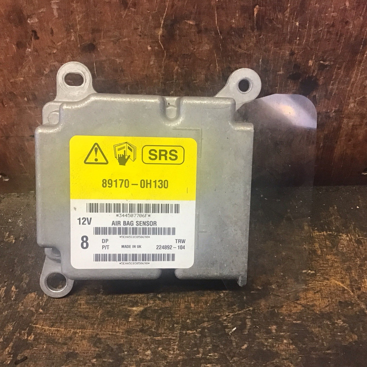 PEUGEOT 108 AIR BAG MODULE SENSOR ECU 89170 0H130  2015 20181