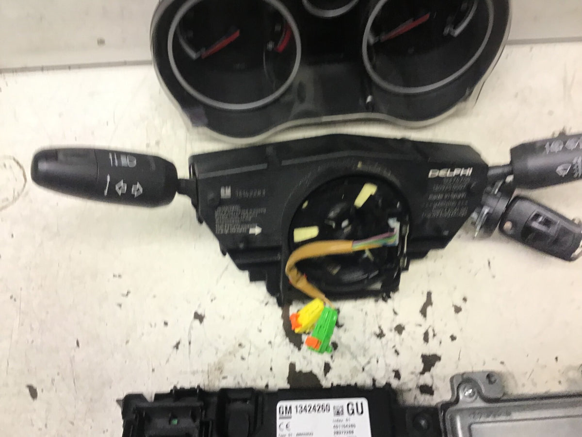 VAUXHALL CORSA D 1.2 PRTROL ECU KIT 55597937 ABWK A12XER 2006 2014 3