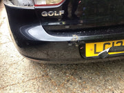 VOLKSWAGEN GOLF MK6 REAR BUMPER DEEP BLACK LC9X 2009 20124