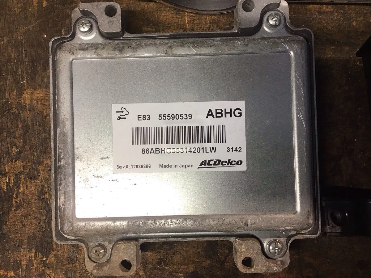 VAUXHALL CORSA D 1.2 PETROL ECU KIT 55590539  ABHG A12XER 2010 20143