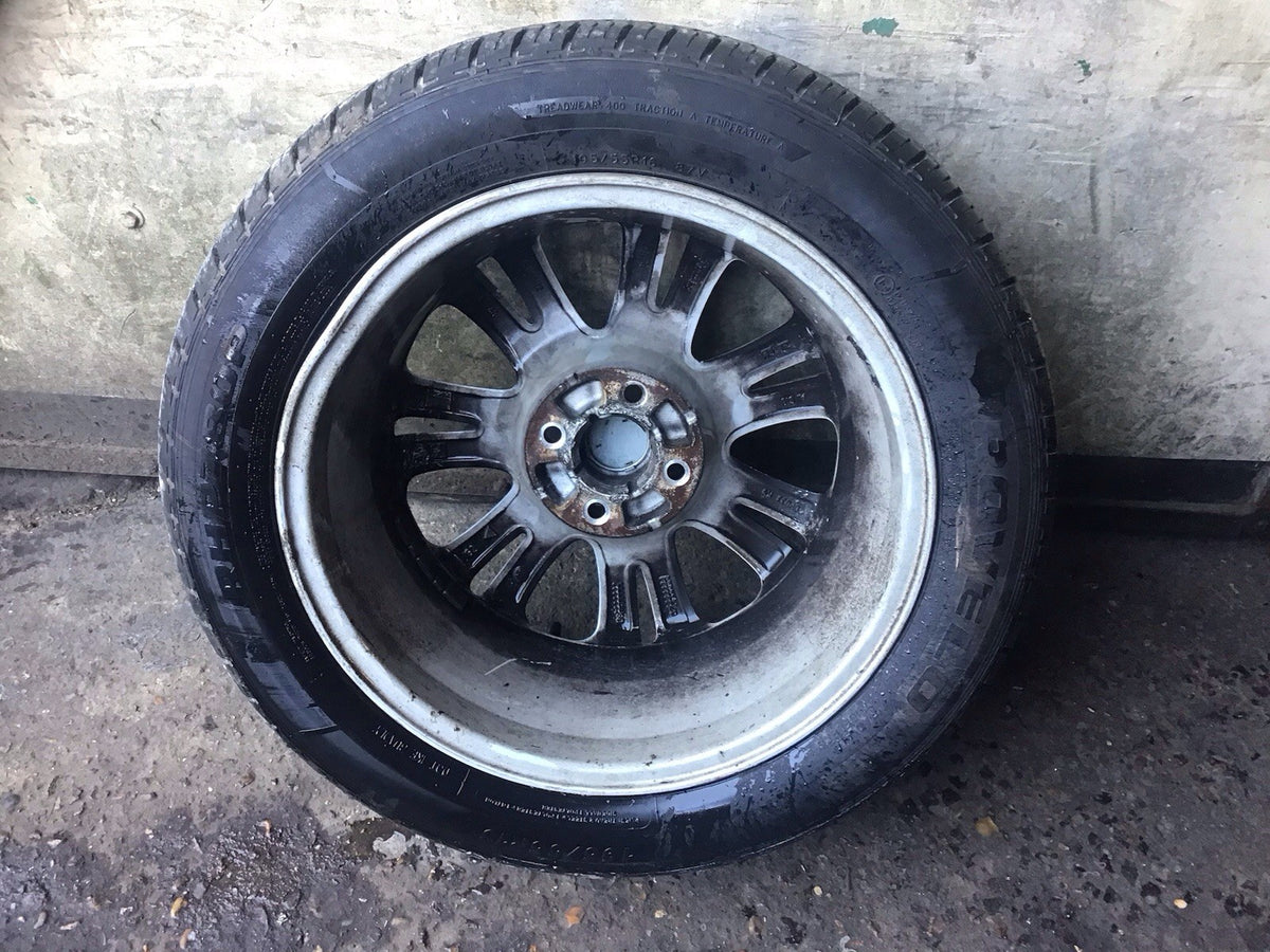 VAUXHALL CORSA ALLOY WHEEL 16'' OPO33 AND TYRE 195X55X16 2006 20146
