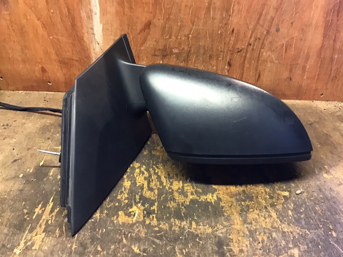 VOLKSWAGEN POLO 6R DRIVER SIDE O/S DOOR MIRROR GREY MANUAL 2009 20159