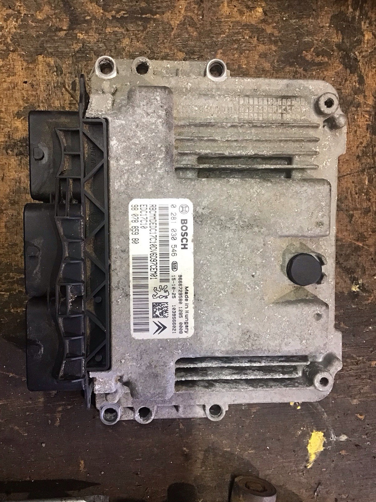 CITROEN DISPATCH EXPERT 1.6 HDI ECU KIT LOCK SET 0281030546,9807885980 07 167