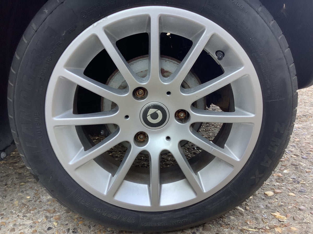 SMART FORTWO REAR WHEEL ALLOY 15'' TYRE 175X55X15 2007 20143