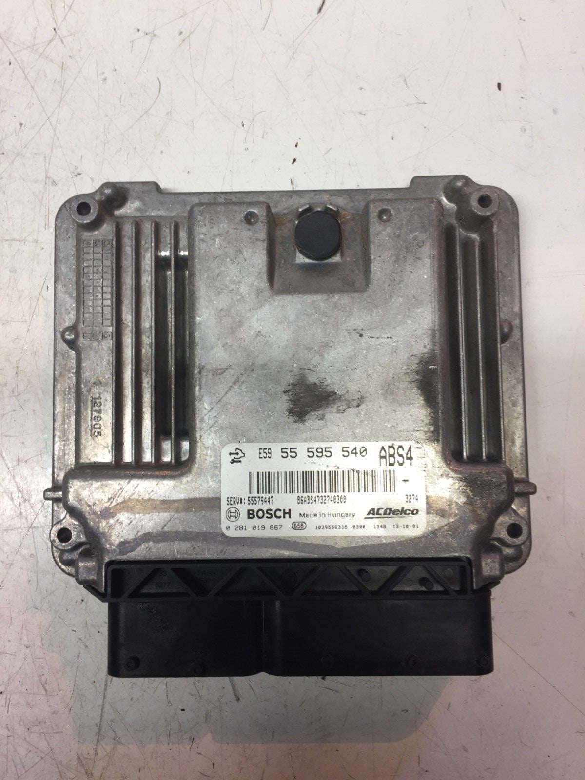 VAUXHALL OPEL INSIGNIA 2.0 DIESEL ENGINE ECU GM 55595540 ABS4 BOSCH 0281019867 0