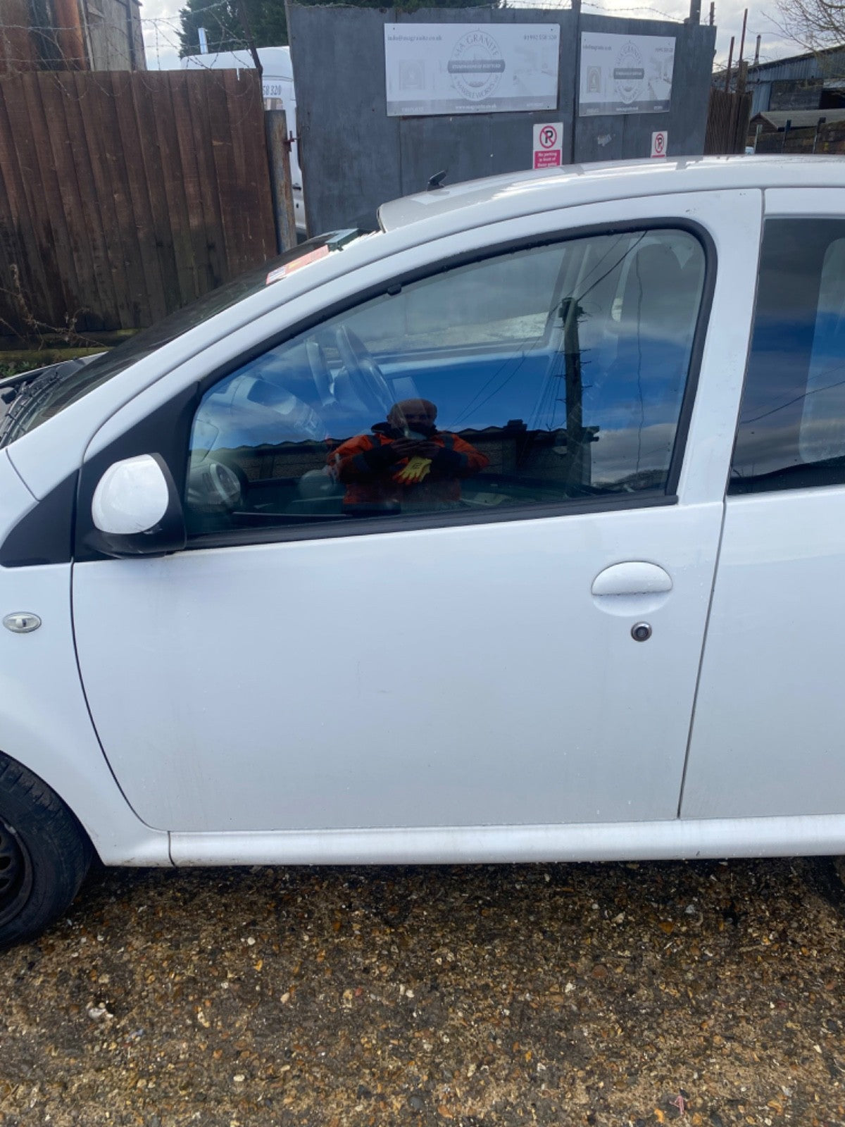 PEUGEOT 107 CITROEN C1 PASSENGER'S SIDE N/S FRONT DOOR WHITE KWD 5 DOOR 05 130