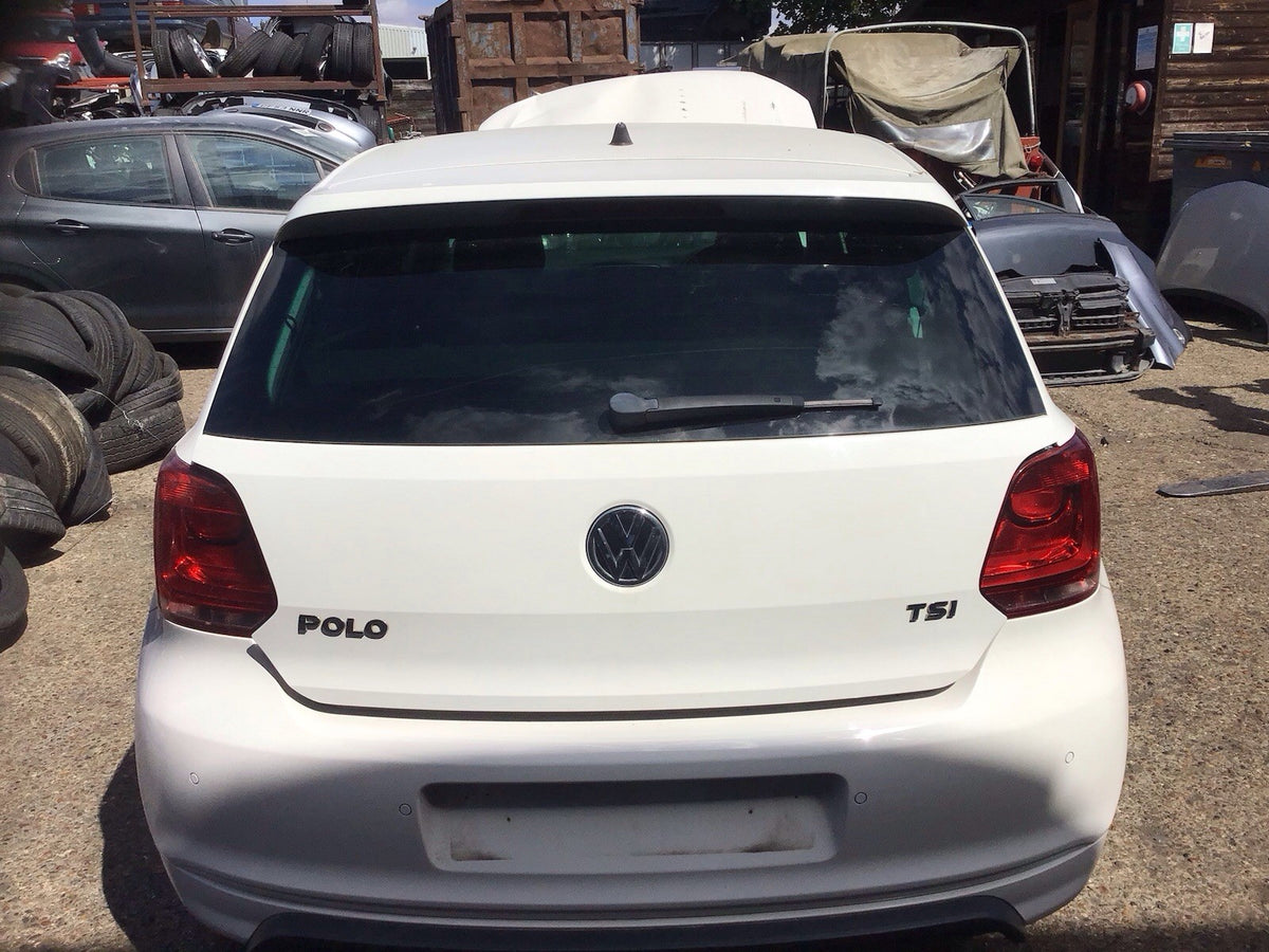 VOLKSWAGEN POLO 6R TAILGATE IN CANDY WHITE LB9A 2009 20170