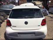 VOLKSWAGEN POLO 6R TAILGATE IN CANDY WHITE LB9A 2009 20170