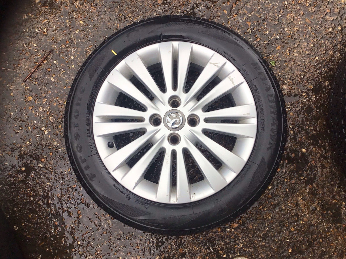 PEUGEOT 207 ALLOY WHEEL 15'' 9686100080 TYRE 205X55X15 2006 20120