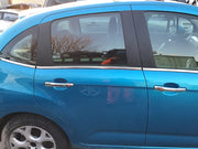 CITROEN C3 DRIVER'S SIDE O/S REAR DOOR  BELLE ILE BLUE KGW 2009 20162