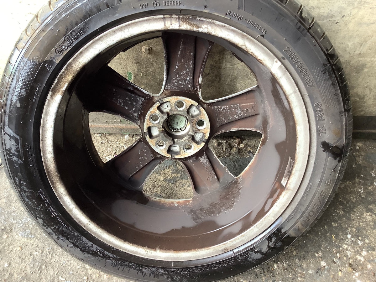 VAUXHALL ASTRA J PETROL ALLOY WHEEL 17"  AND TYRE 215X50X17 0P042 K6 2010 20159