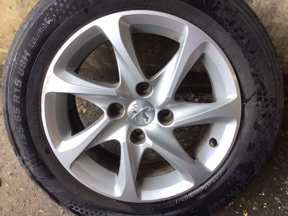 PEUGEOT 208 MK1 ALLOY WHEEL 15'' TYRE 185X65X15 9673773577 2012 20192